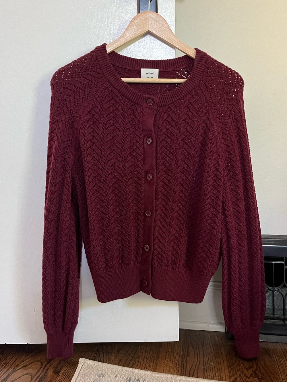 Wilfred Merino Wool Cardigan